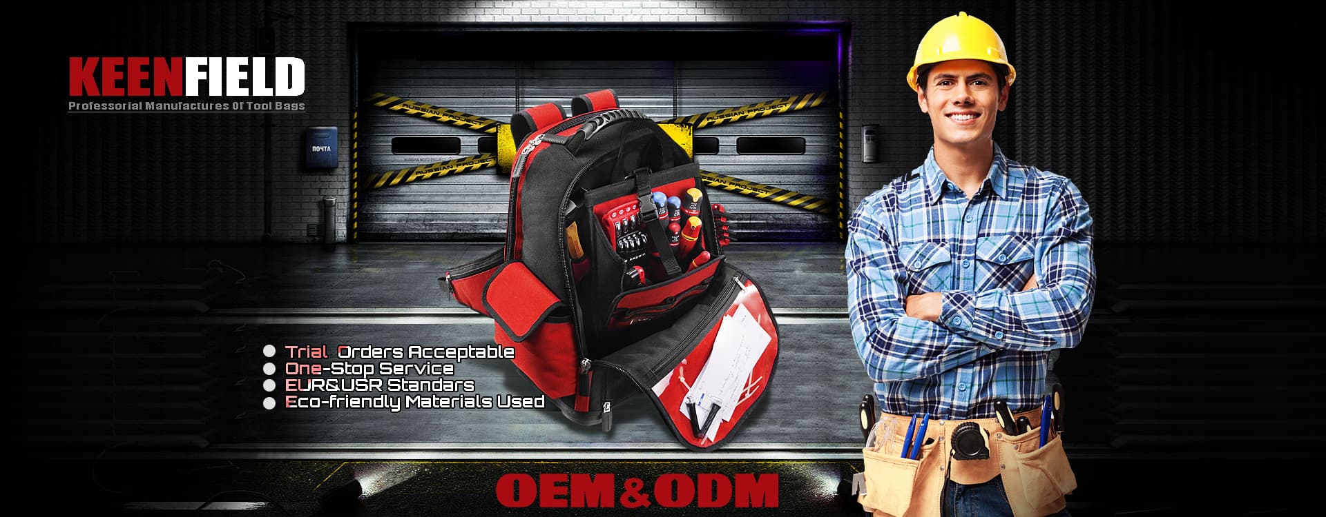 tool bag, electrician tool bag, heavy duty tool bag - Keen Field