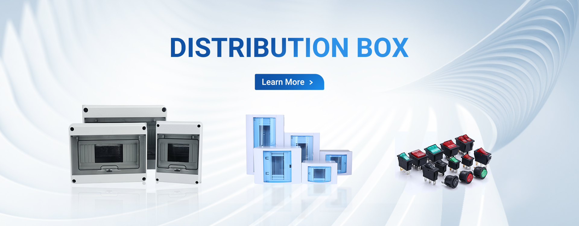 Mcb Distribution Box, Rocker Switch, Push Button Boxes - Hengbo
