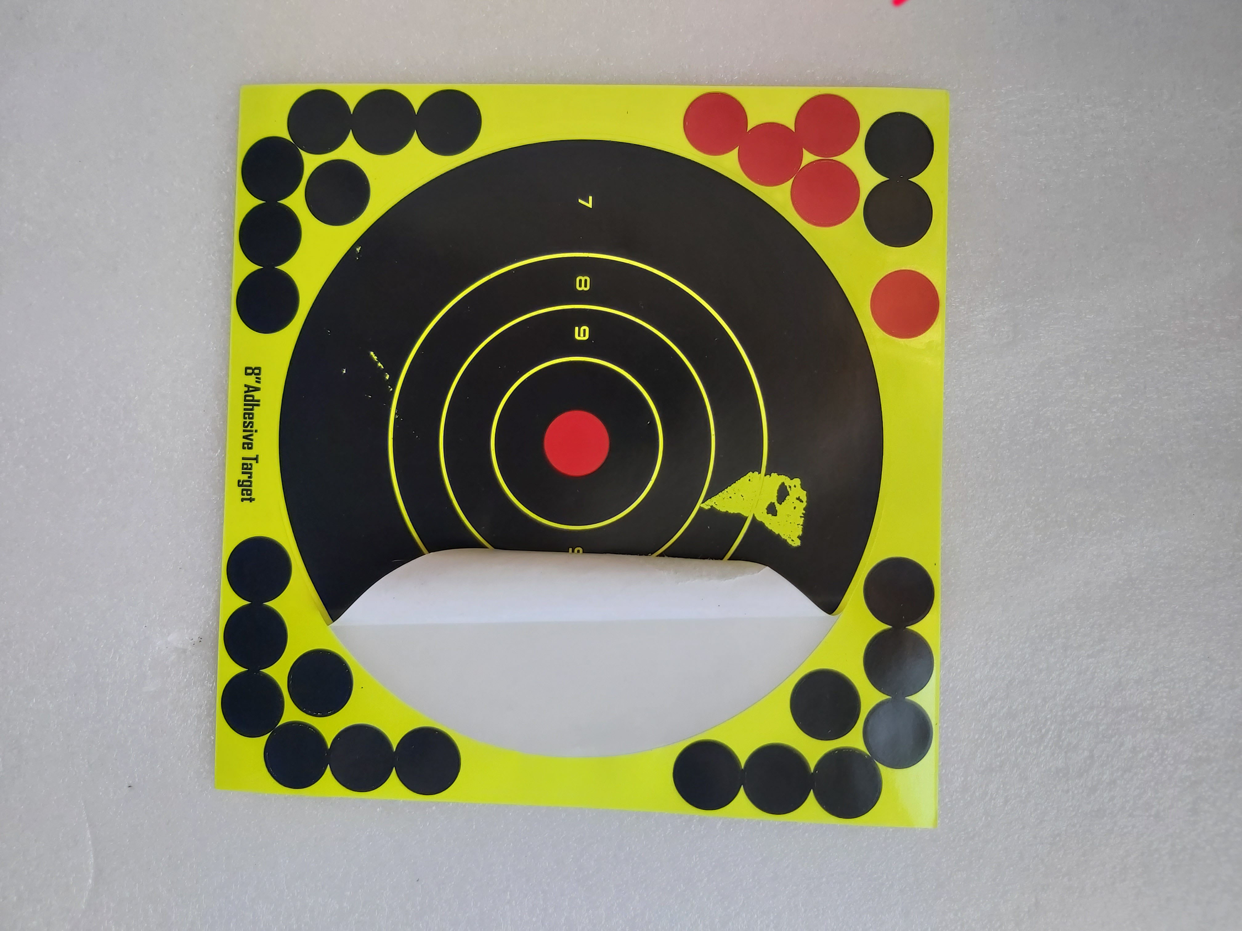 8-inch 1 sticks adhesive Splatter paper shooting Targets Paper