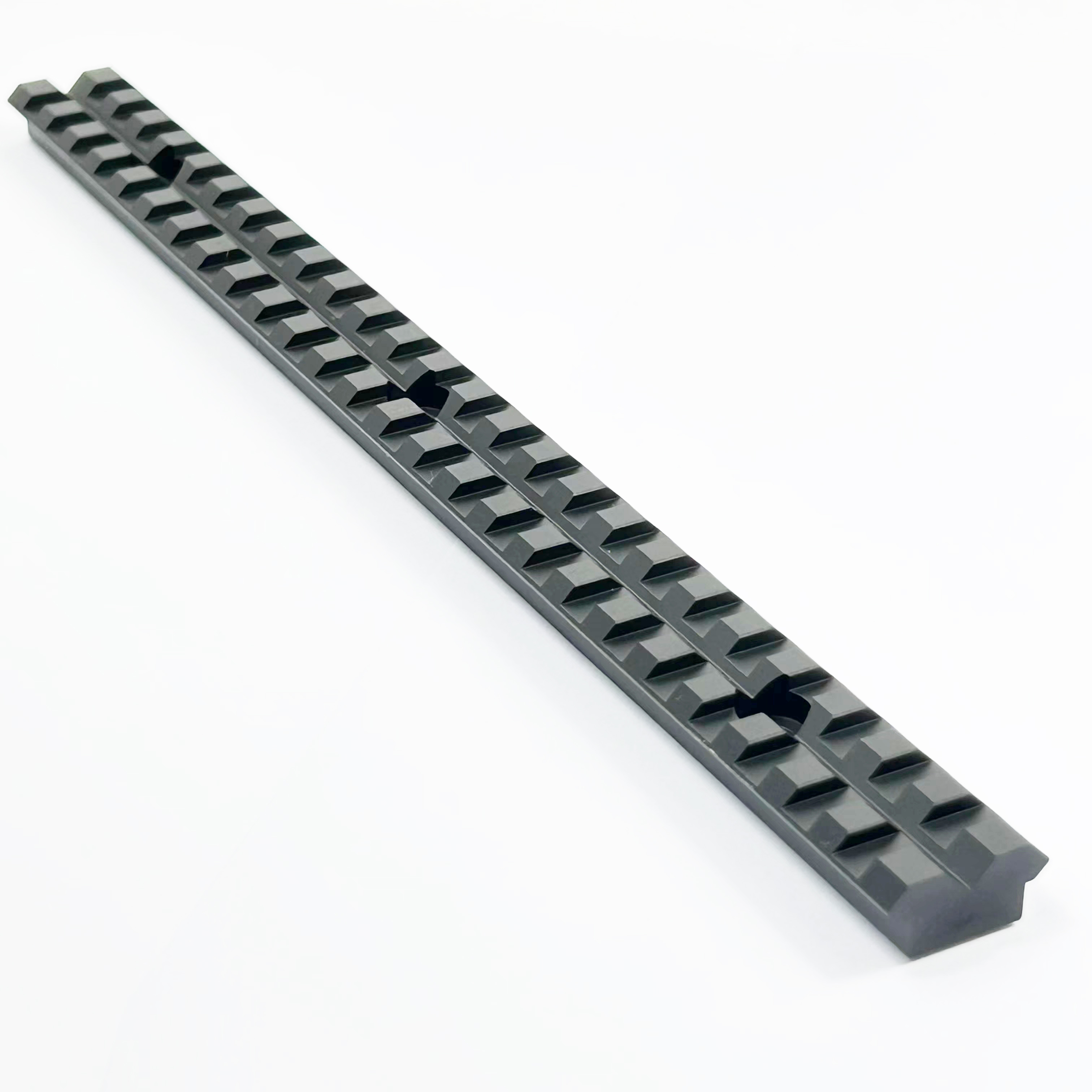 Crotek 10 inch Long Picatinny Rail Mount Aluminum 25 Slot Black  RA-10x