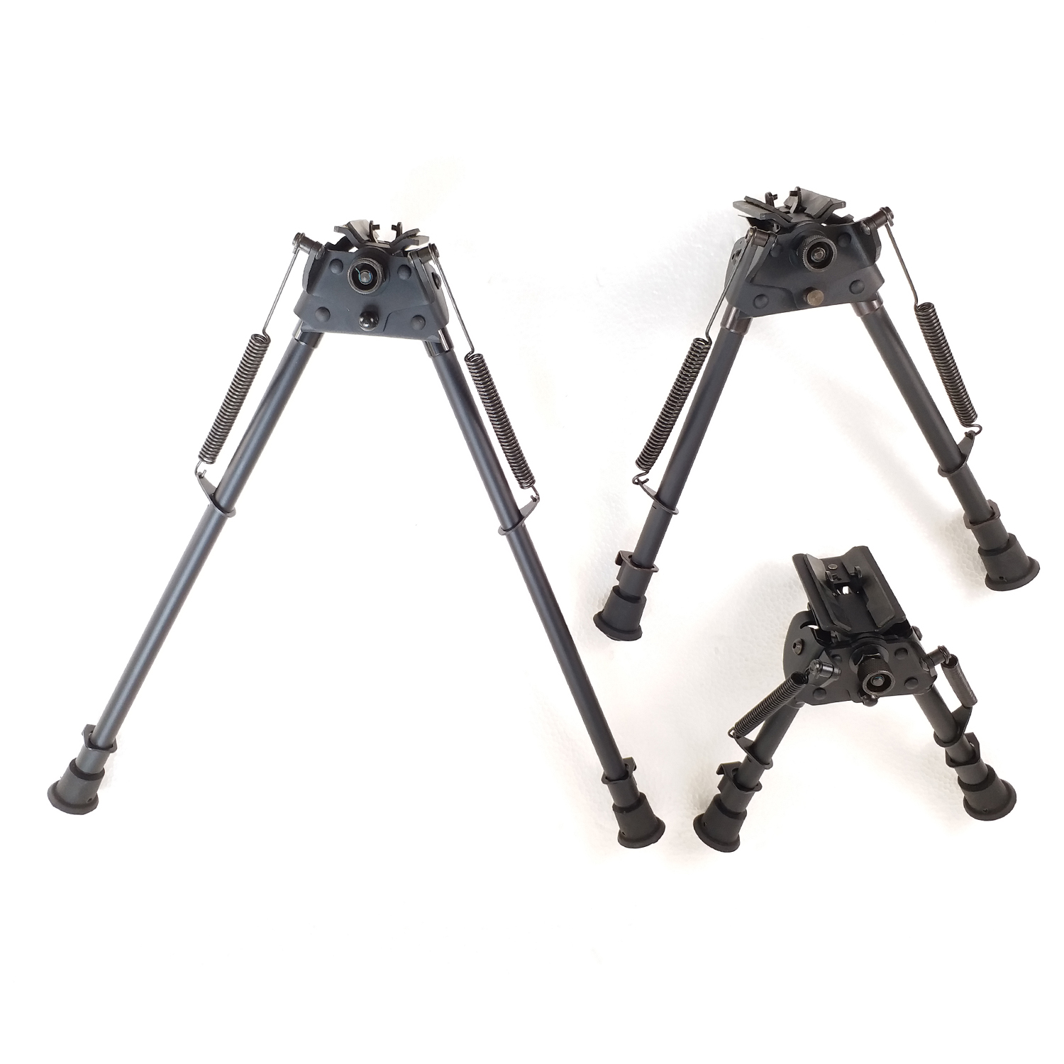 6-9,9-13,13-21 Inch Harris Style Bipod Tiltable Pivot Spring Return adjustable and Locked height BE-xB