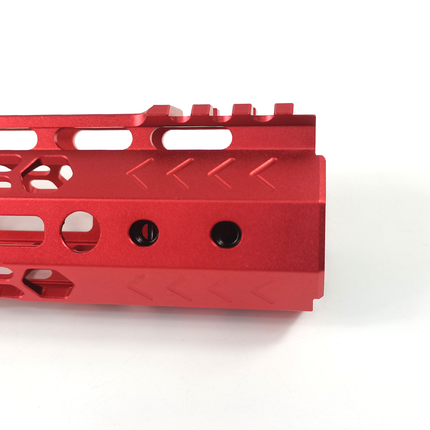 15 Inch M-LOK Handguard Rail Picatinny Mount System Fit .223/5.56 (AR15 ) Red Color MRS-15R