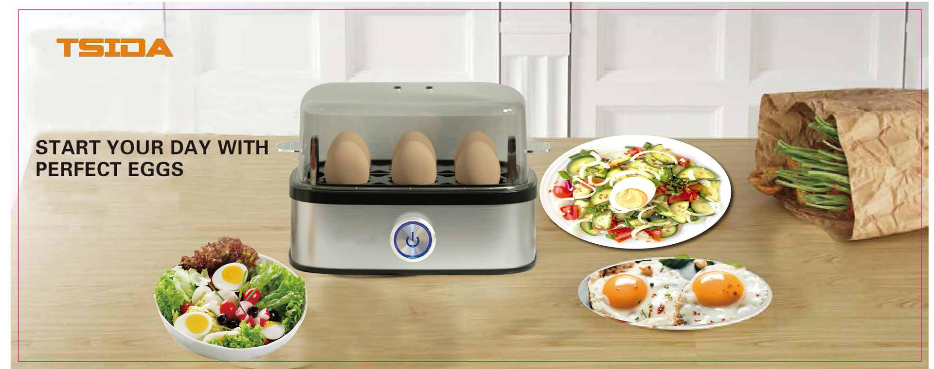 smart egg boiler, automatic electric egg cooker - TSIDA
