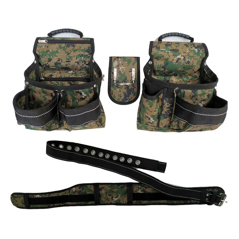 Custom Leather Edge Comfortable Adjust-to-Fit Fat Belt Tool Waist Bag