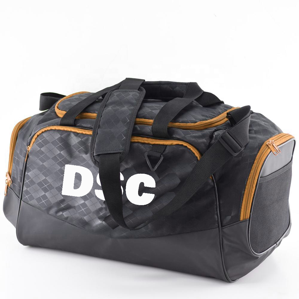 Customized Portable Duffel Gym Sports Bag with shoe compartment