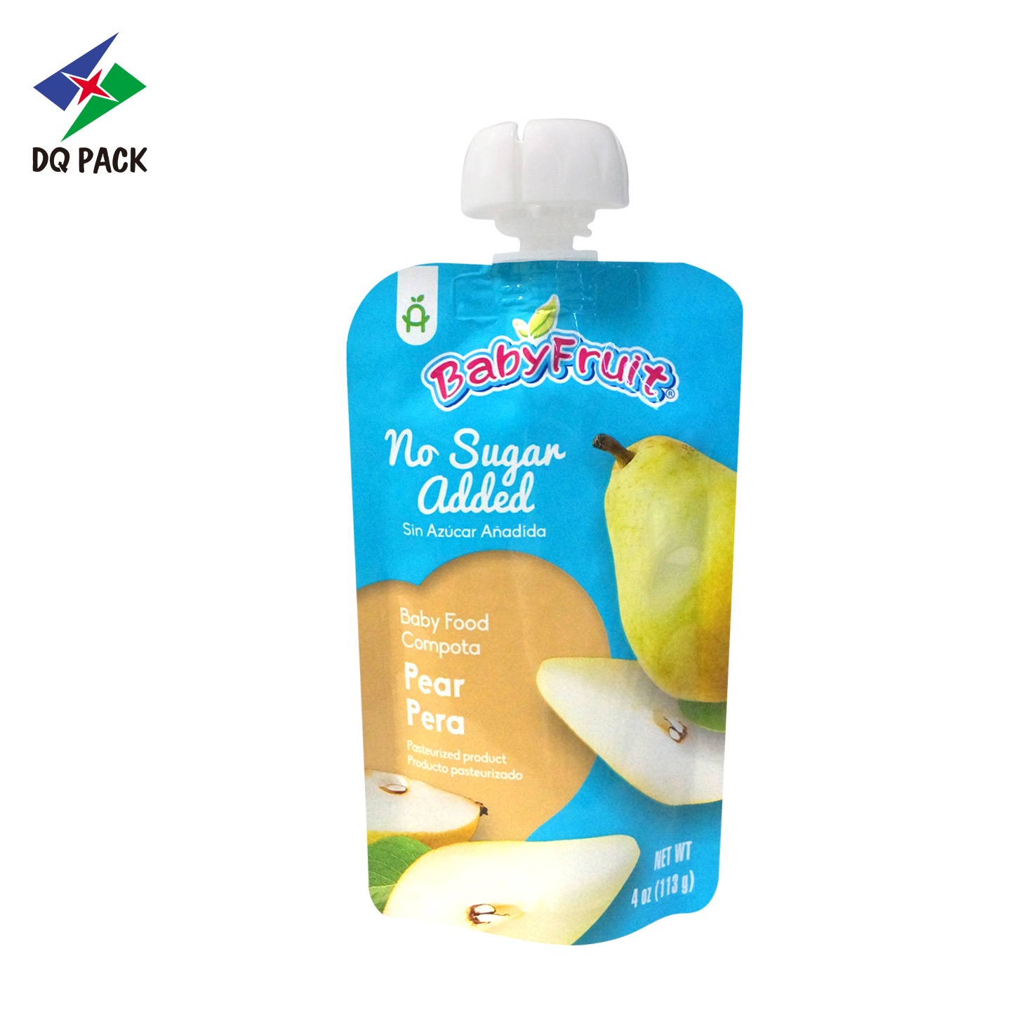 Stand Up Juice Milk Coffee Fruit Puree Baby Food Bag Doypack With