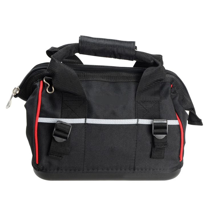 Small Tool Bag with Molded Bottom Padded Shoulder Strap and Lighted Tool Storage with 31 Pockets CS-301358