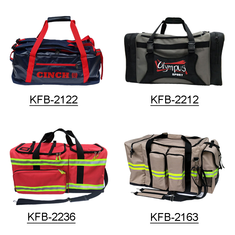 Firefighter Compact Carry On Luggage Duffel Backpack
