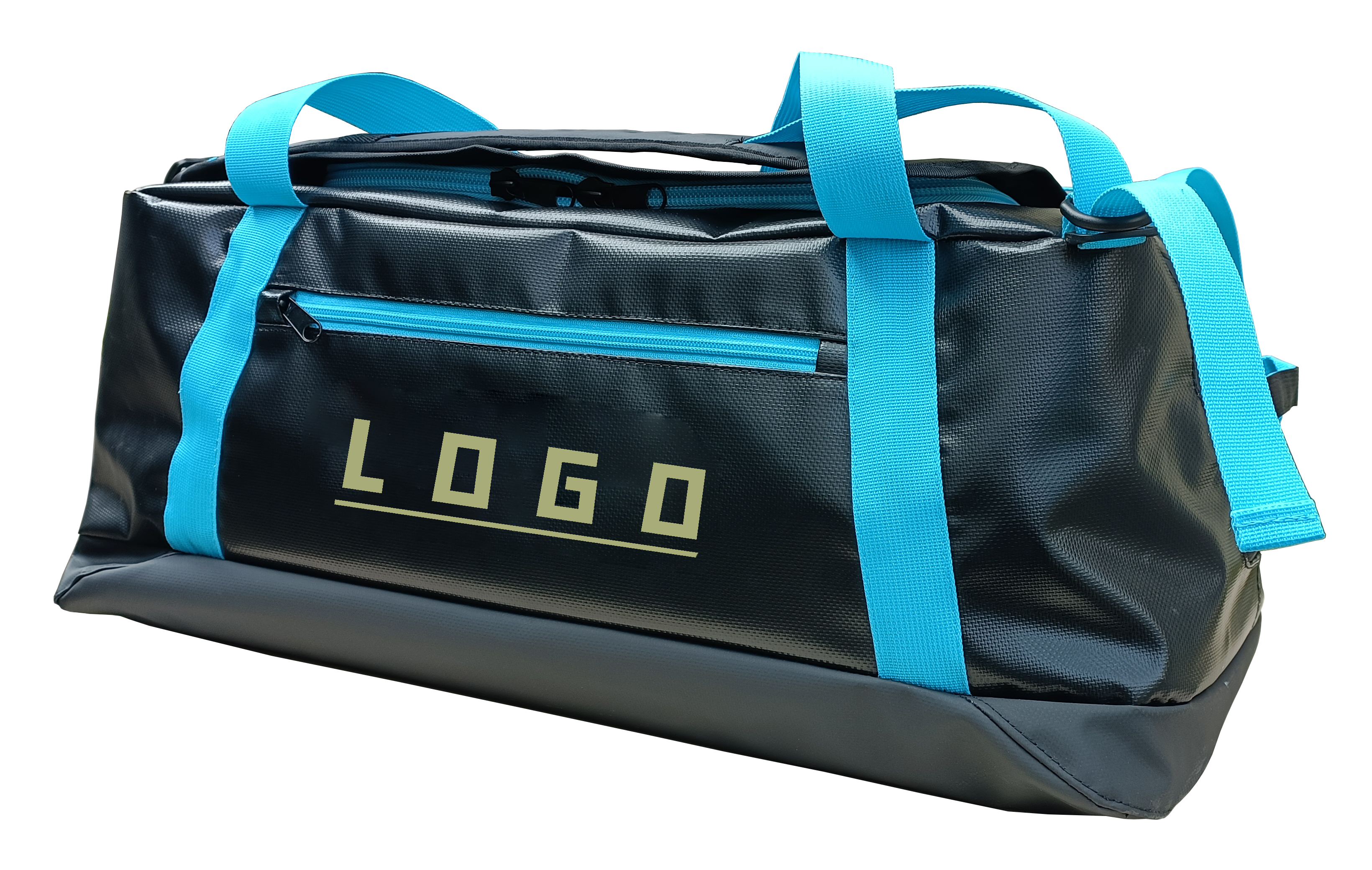 Durable Custom Logo PVC Tarpaulin Sports Dry Duffle Waterproof Travel Duffel Bag
