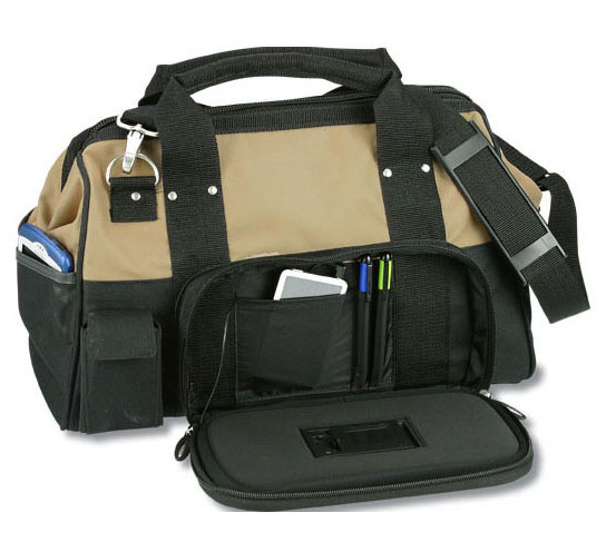 Wide Mouth Tool Storage Bag Tool Bag with Adjustable Shoulder Strap OEM And ODM