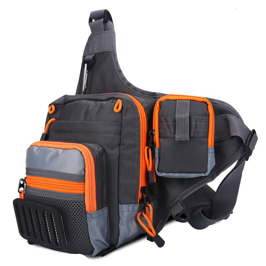 Lightweight & Waterproof Fishing Tackle Bag Waist Storage