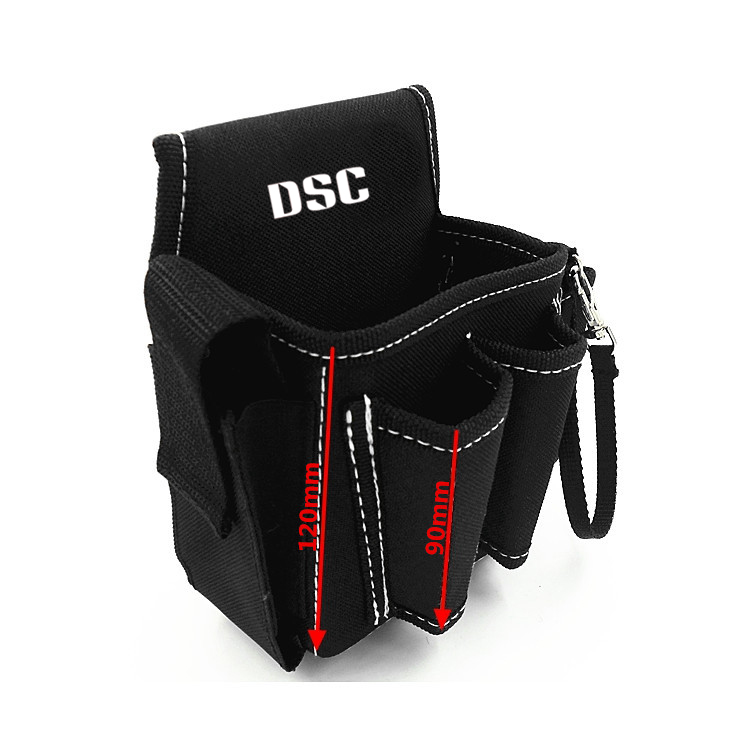 Heavy Duty Electrician Waist Tool Belt Pouch Organizer Bag with Multiple Pockets