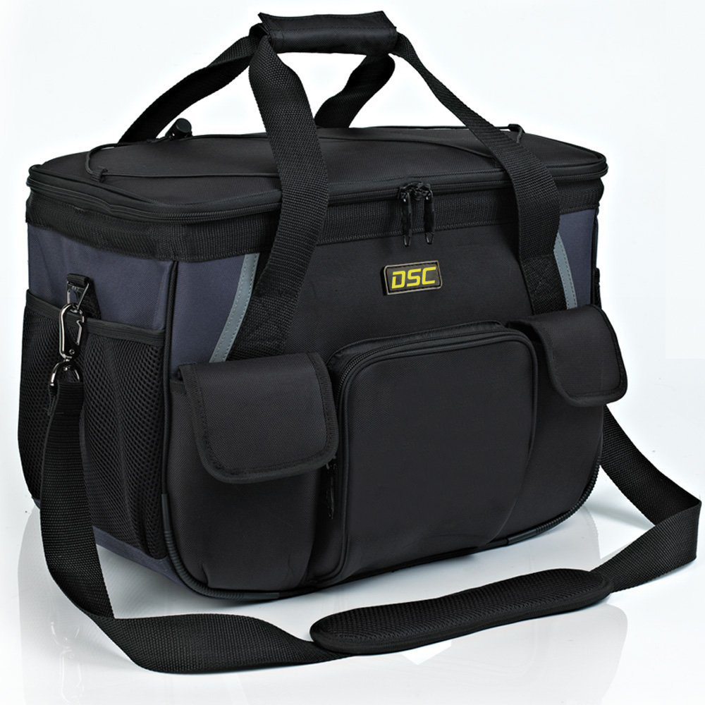 Polyester Fabric Tray Tote Tool Bag With Shoulder Strap