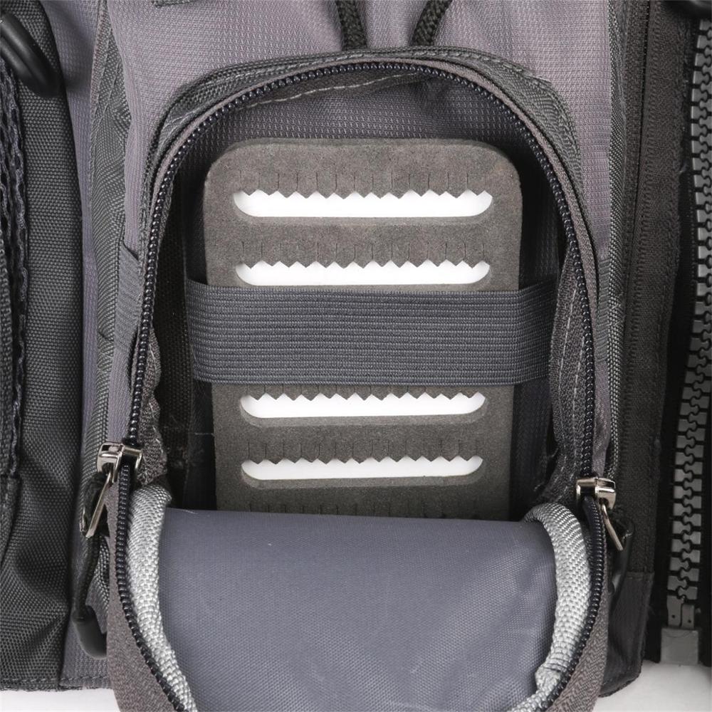 Fly Fishing Mesh Vest Adjustable Mutil Pocket Outdoor Sport Backpack