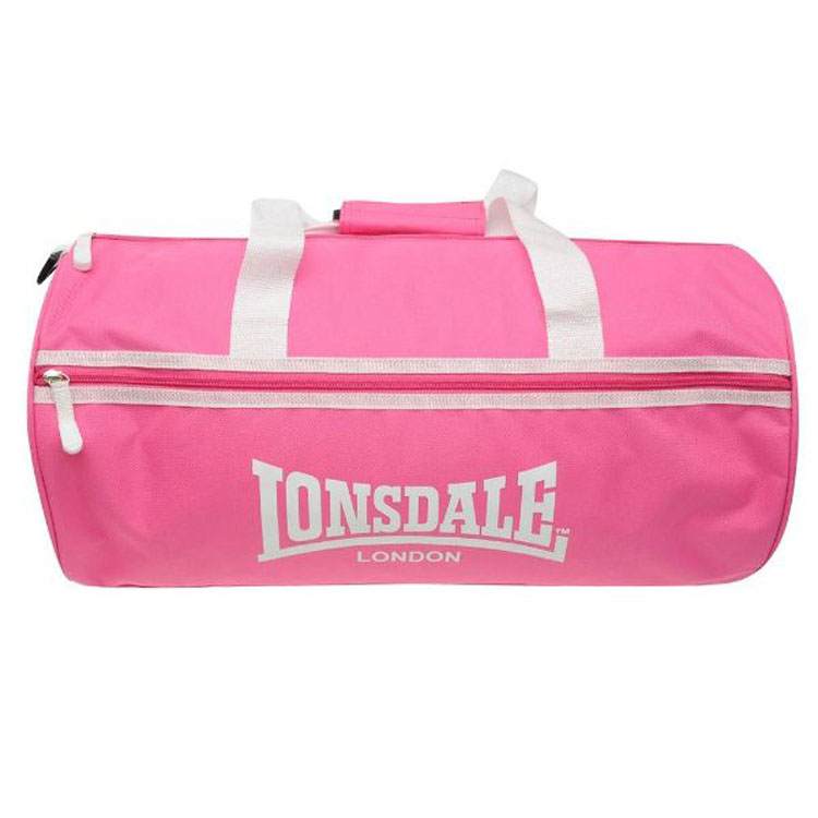 Wholesale Custom Print Fashion Pink Designer Waterproof Portable Polyester Luggage Gym Sport Travel Bag KFB-2087