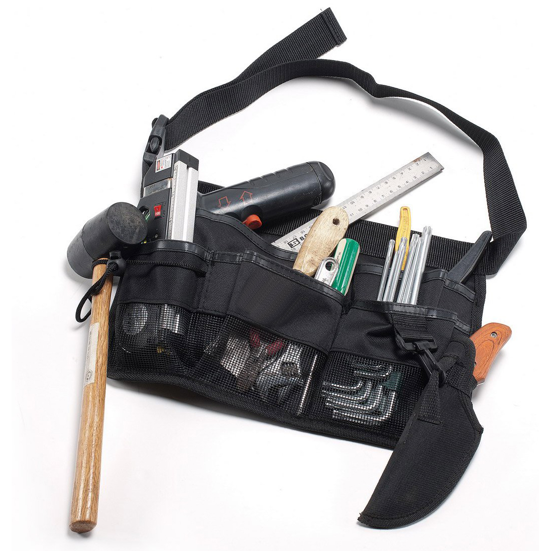 Portable Canvas Polyester Nylon Waist Light Bags Tool Belt Pouch