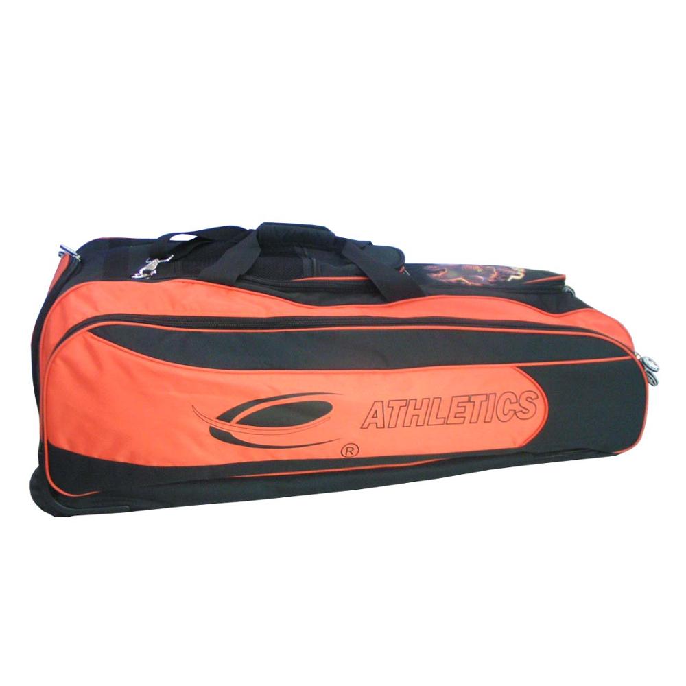 Hot Sale Softball Polyester Baseball Bat Equipment Bags With Big Wheel KFB-848