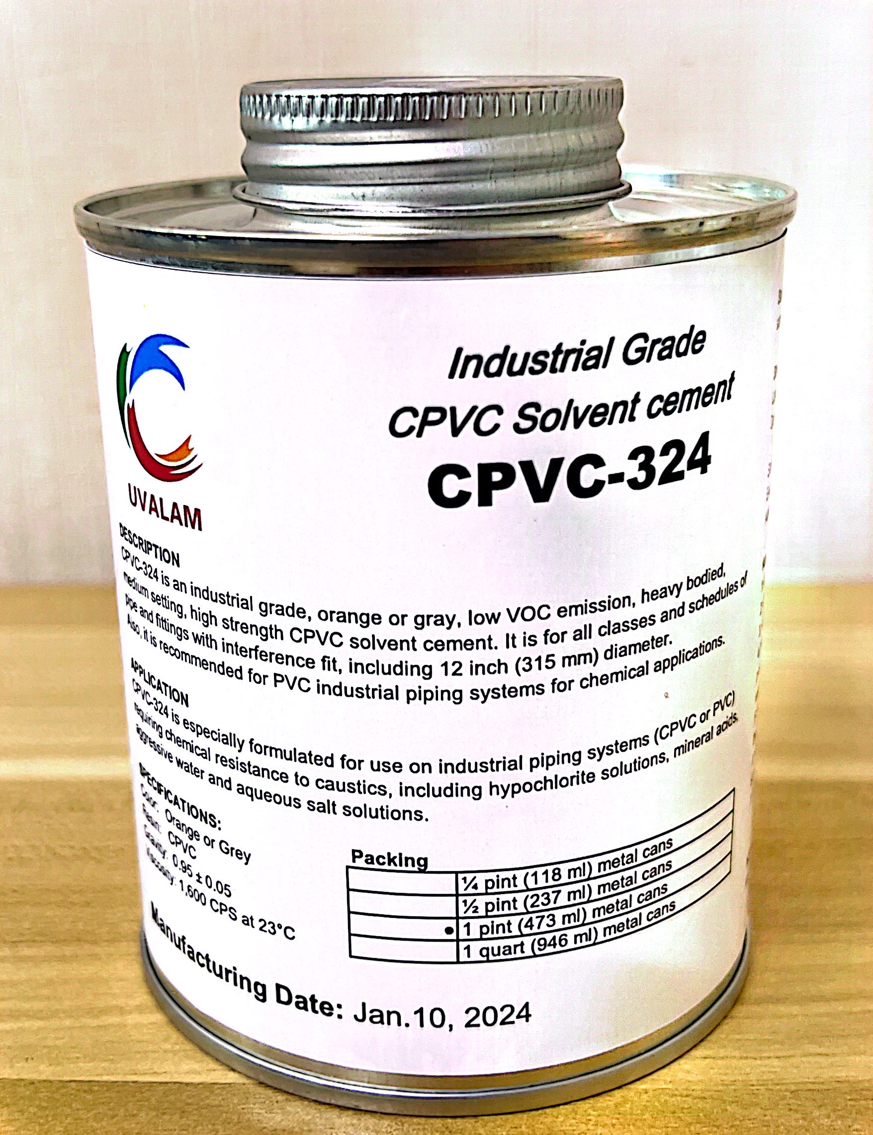 Plastic Pipe Cement CPVC-324