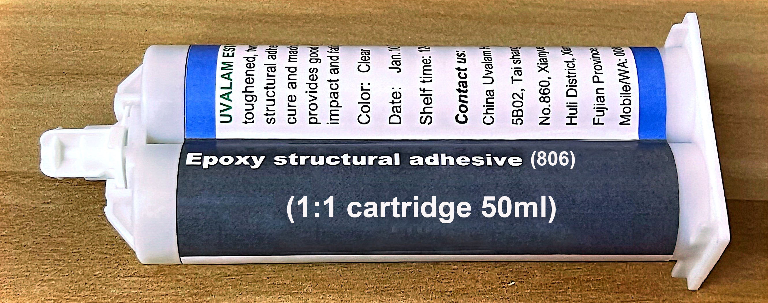 EST-806 1:1 Clear epoxy structural adhesive