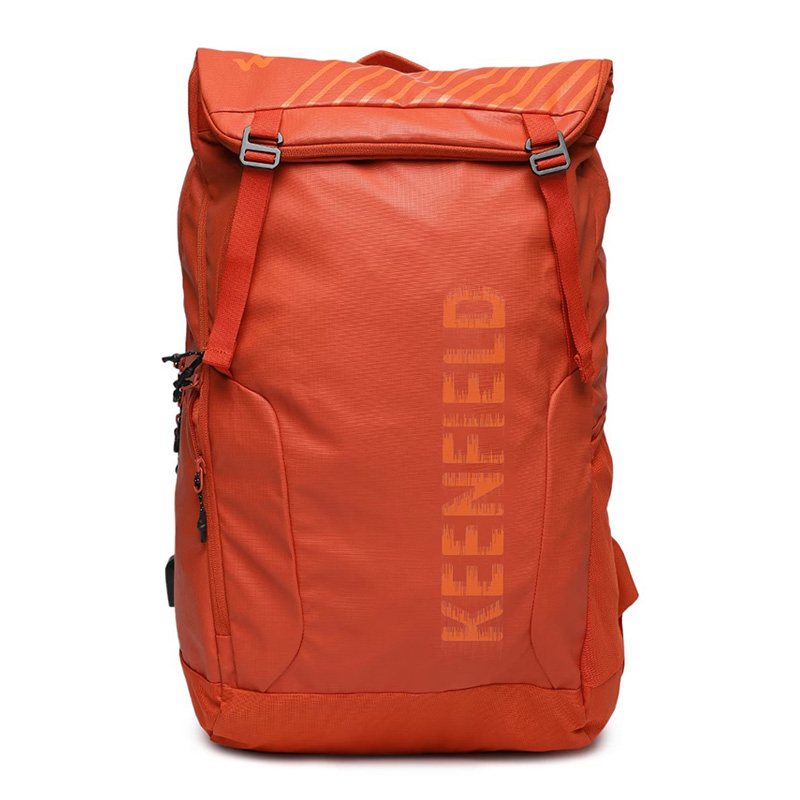 Orange brand logo backpack CS-501997