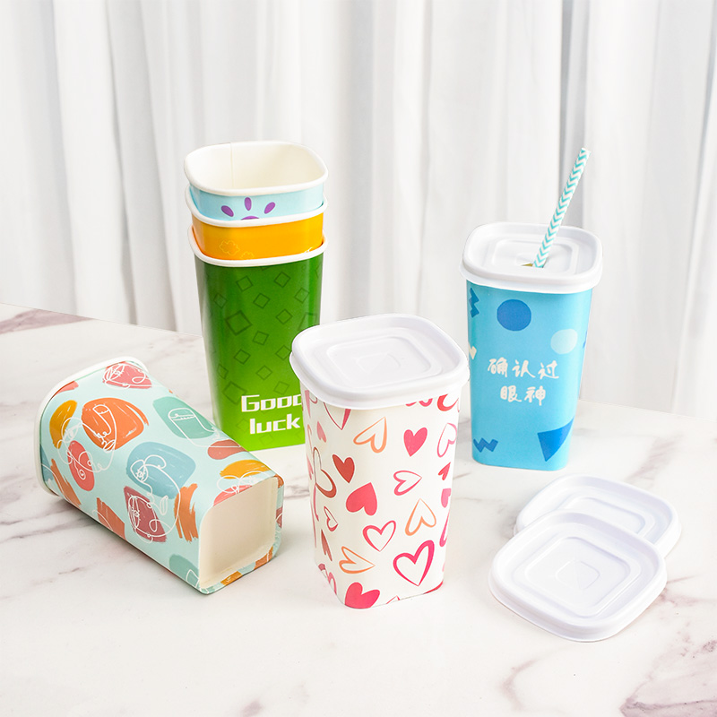 Packaging paper cups
