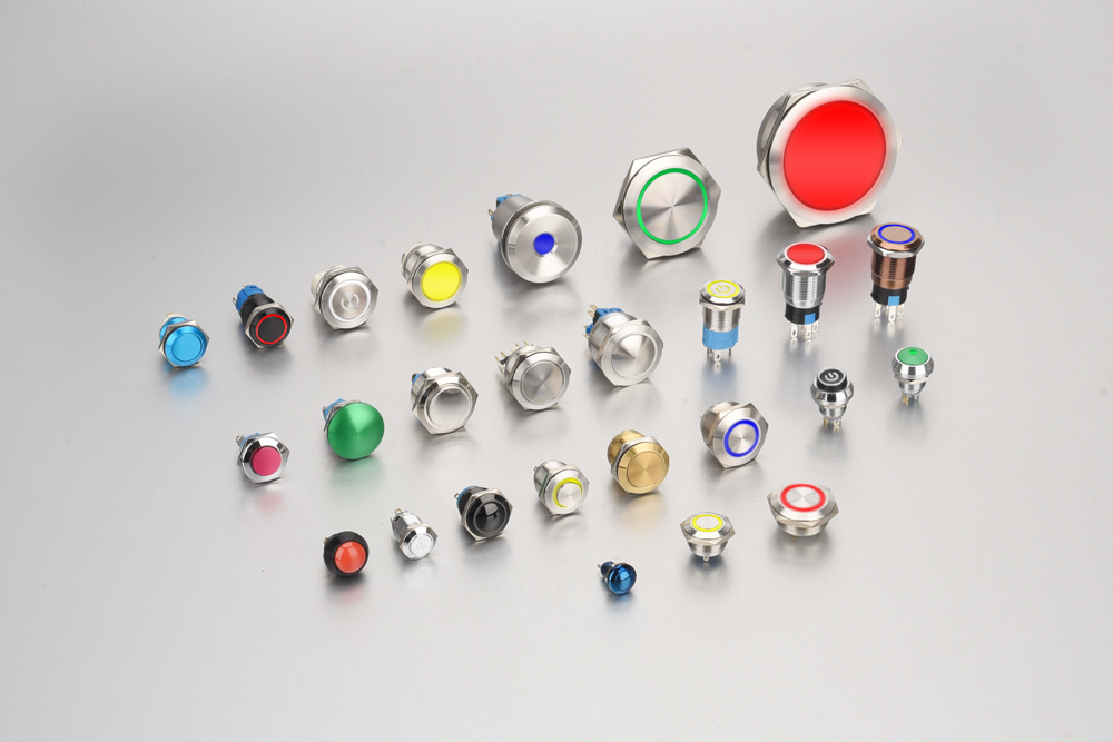 Button switch/warning