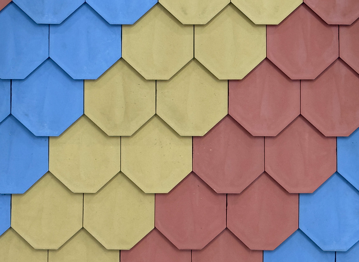 Landscape roof tiles