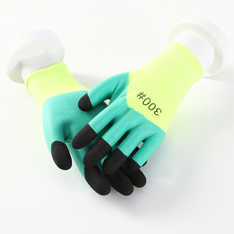 Oem 13 Gauge Foam Latex Coated Gloves