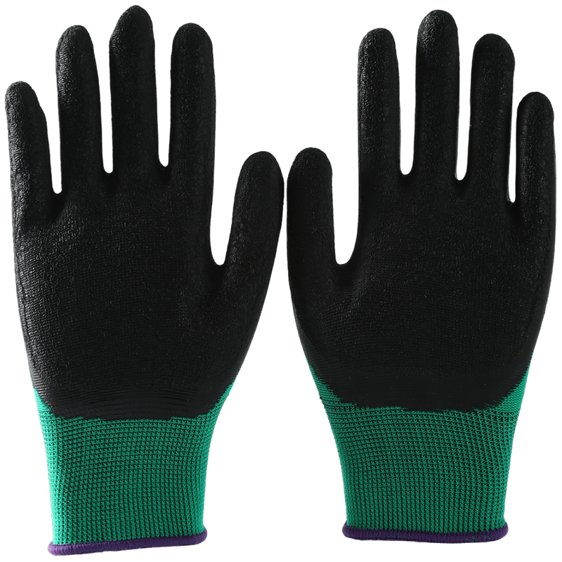 Factory CE Work Gloves Latex Coated Men Workout Industrial Safety Hand Labor Gloves