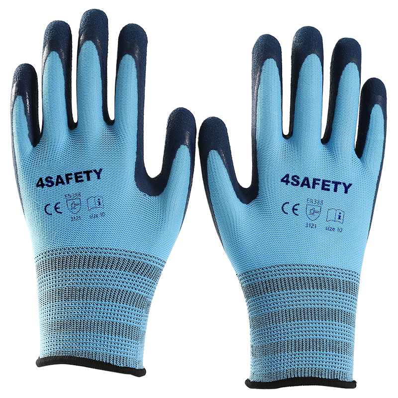 Top Selling Anti Slip Great Grip Performance Construction Foam Latex Coating Gloves