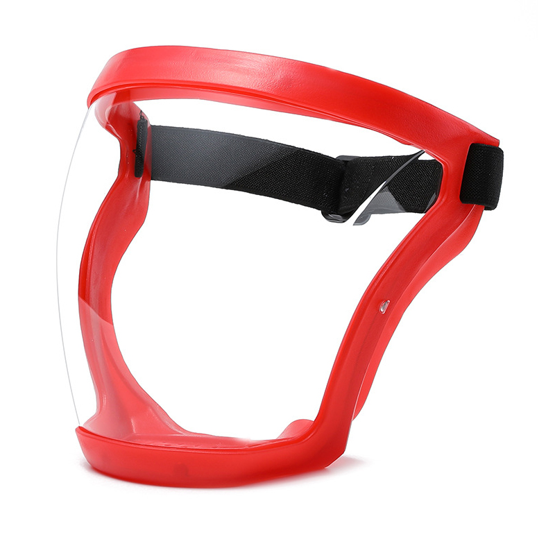 Anti Dust Full Face Plastic Protection Visor Transparent Face Shield For Construction And Chemical Industry