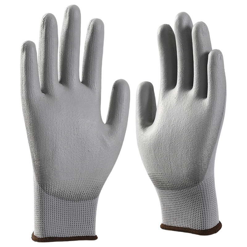 Oem Logo Custom Industry ESD Electrical Works Polyester 13G Glove For Sale