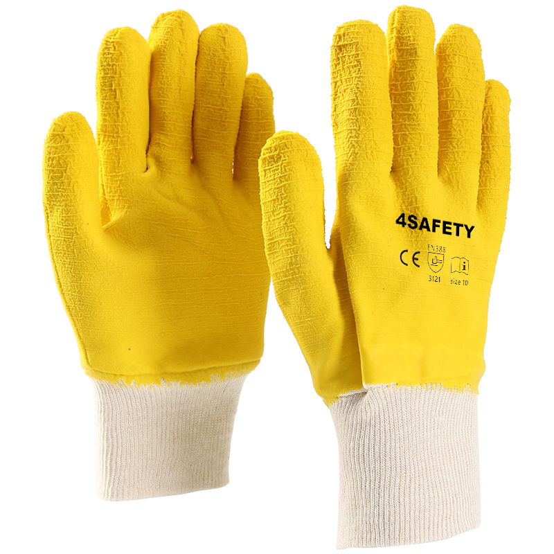 Factory Supply High Quality Latex Coated Cotton Polyester Glove