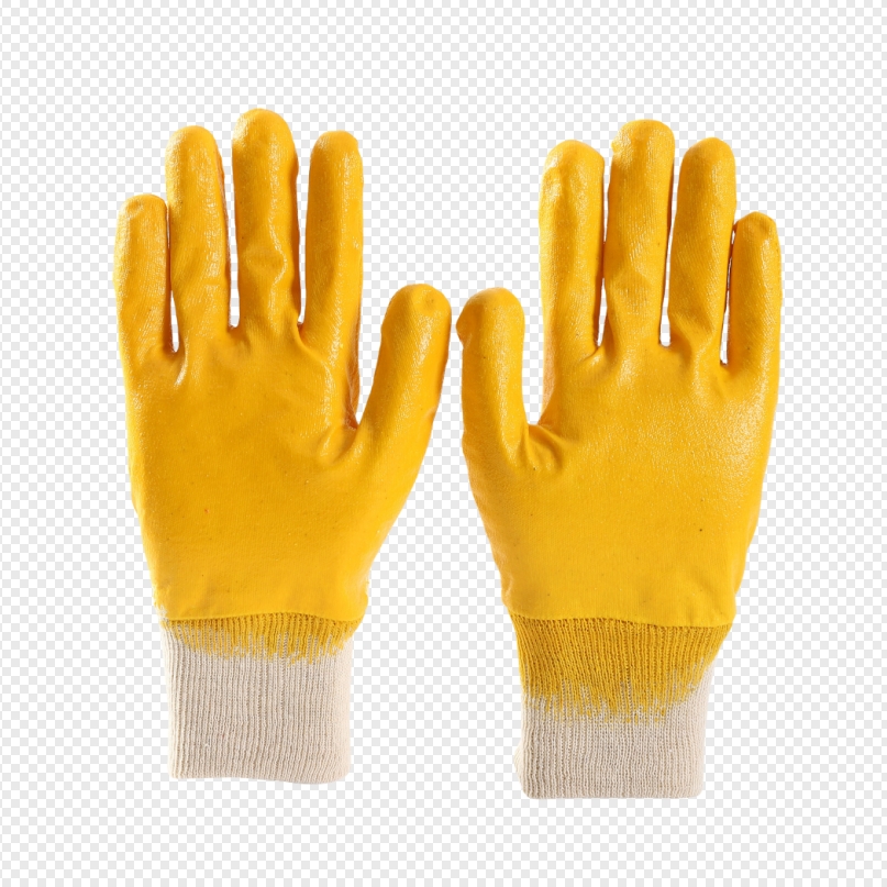 Custom Cotton Polyester Latex Coated Knit Wrist Work Gloves