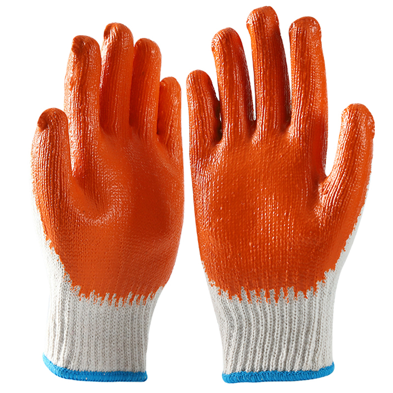 Best Selling Latex Coated Work Gloves Latex Coated Knit Work Gloves In Stock