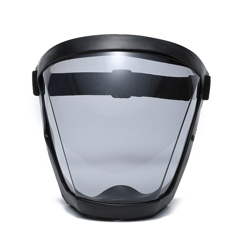 Anti Dust Full Face Plastic Protection Visor Transparent Face Shield For Construction And Chemical Industry