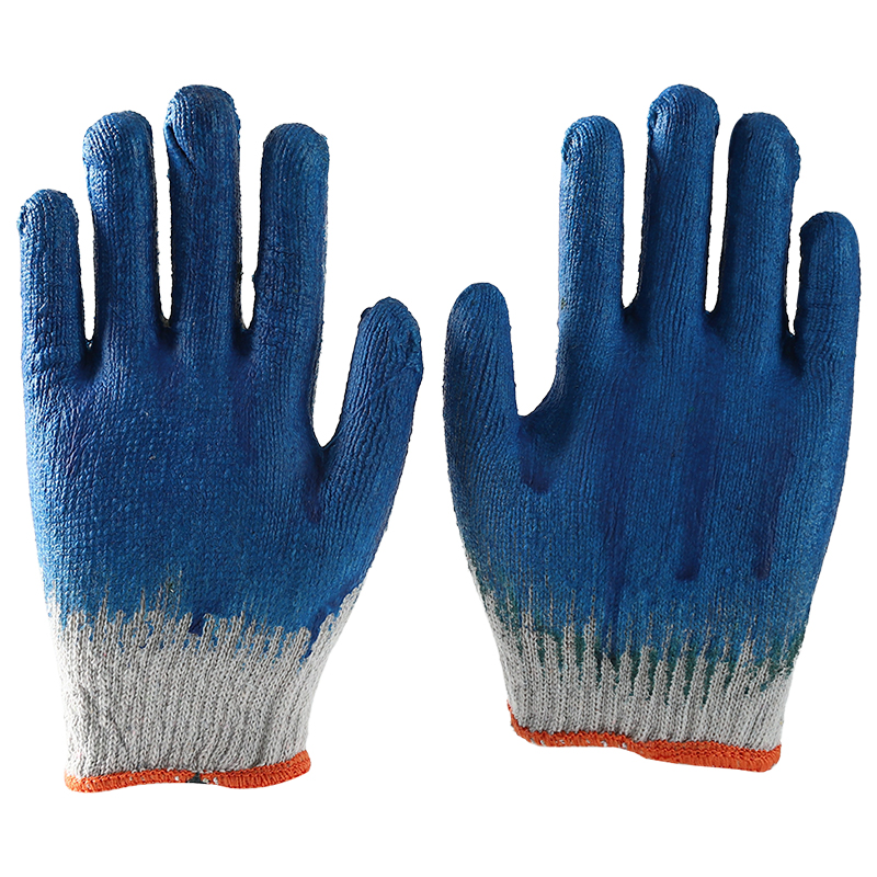 Good Quality Household Gloves Natural Long Cotton CE Anti-Slip Gloves With Logo