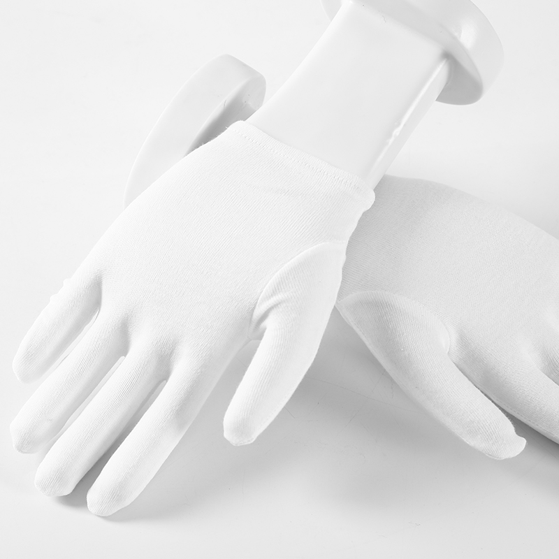 White Cotton Formal Catering Costume Ceremony Ceremonial Work Hand Gloves For Sale