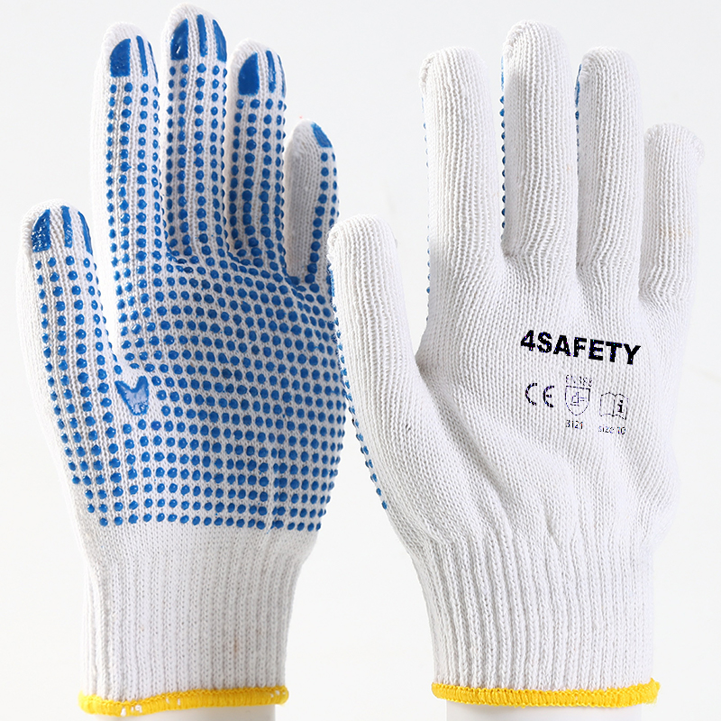 OEM Cotton Dot Polka PVC DOTTED Gloves For Sale