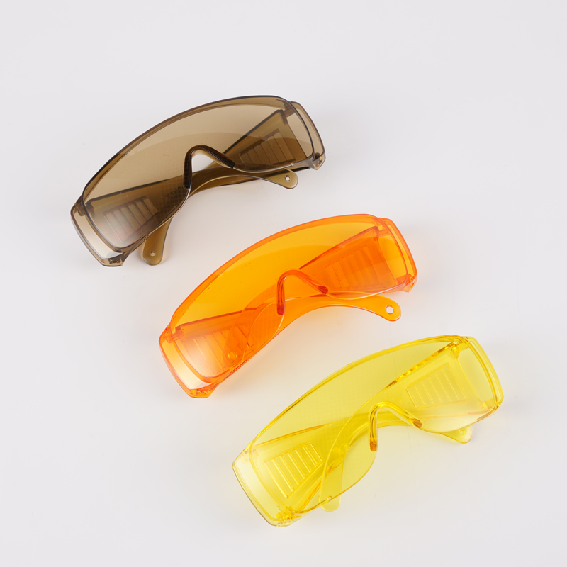 Industrial Use PC Lens Plastic Safety Glasses UV Eye Protection