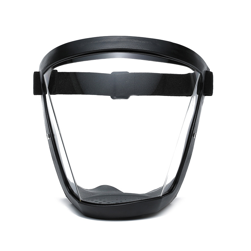 Anti Dust Full Face Plastic Protection Visor Transparent Face Shield For Construction And Chemical Industry