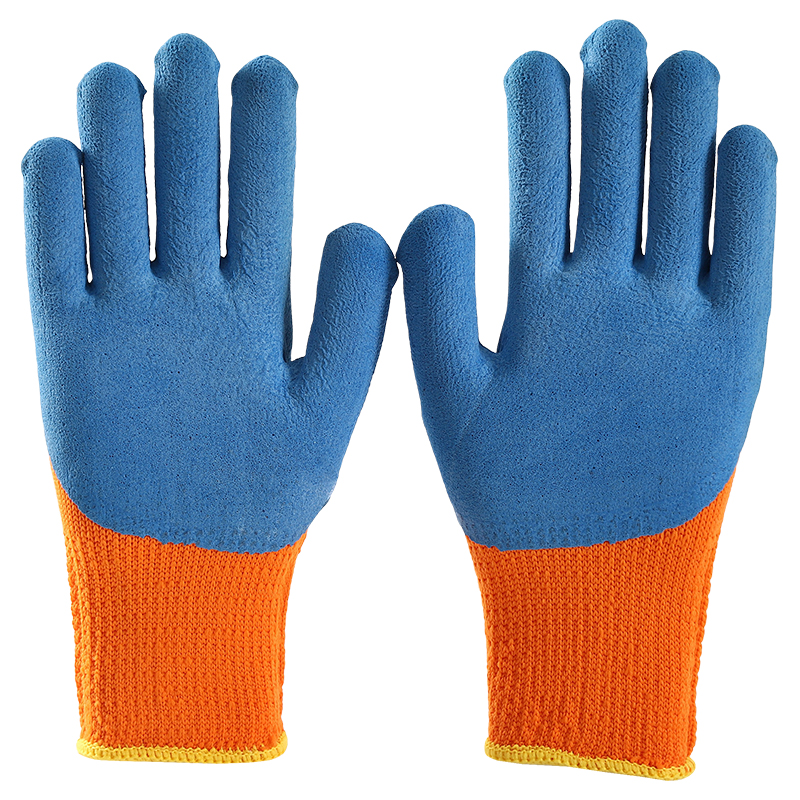 Thermal Palm Coated Latex Winter Cold Resistance Working Glove For Sale