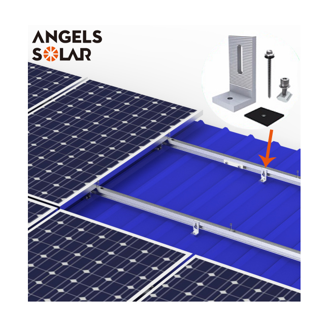 Angels Solar Roof System L Feet Metal Roof PV System Solar Mounting Systems