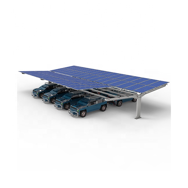 Angels High Strength Steel Structure Solar PV Carport Solar Car Parking