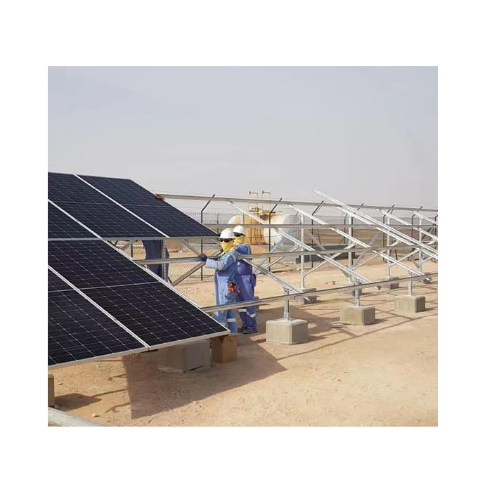 Angels Solar Mounting Structure System Hot Dip Galvanized Steel Solar Panel Ground Mount
