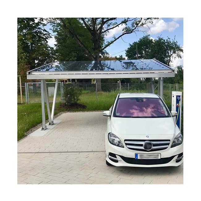 Angels Solar Parking Lot Structure System Solar Panels Rack For Car Pack Solar Panel Carport