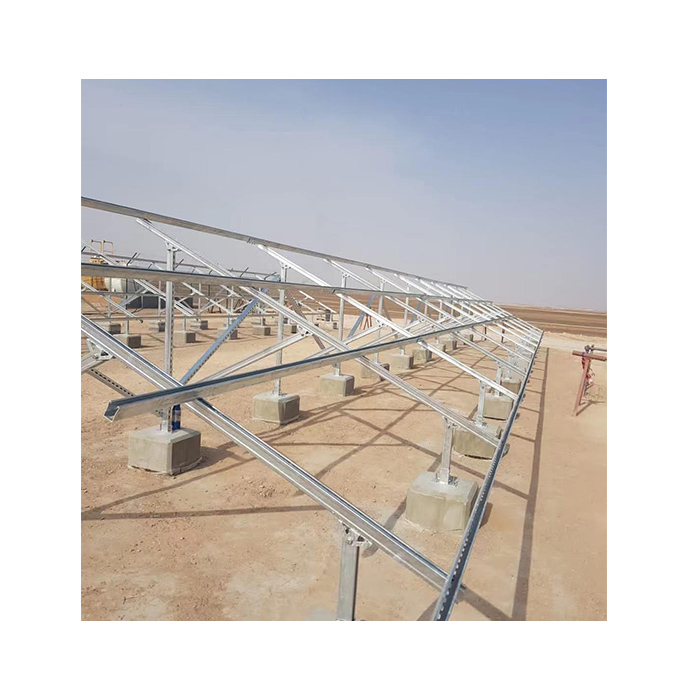 Angels Solar Galvanized Steel Ground Mount Solar Mounting Structure Solar Structure Kit