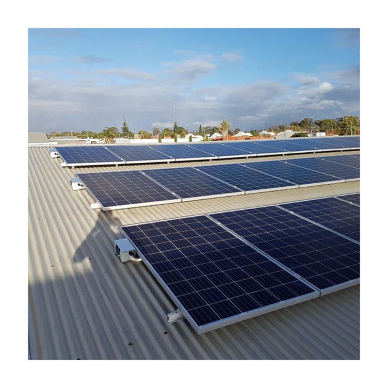Trapezoid Metal Sheet Rooftop Aluminum Solar Pv Mounting Solar Tin Roof System