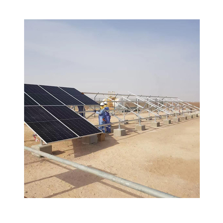 Angels Solar Ground Mount System Solar Panel Bracket System Steel Structure Of The Solar System