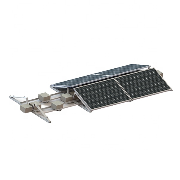 AS Solar Flat Roof Rack Aluminum Mounting Bracket Solar Rail